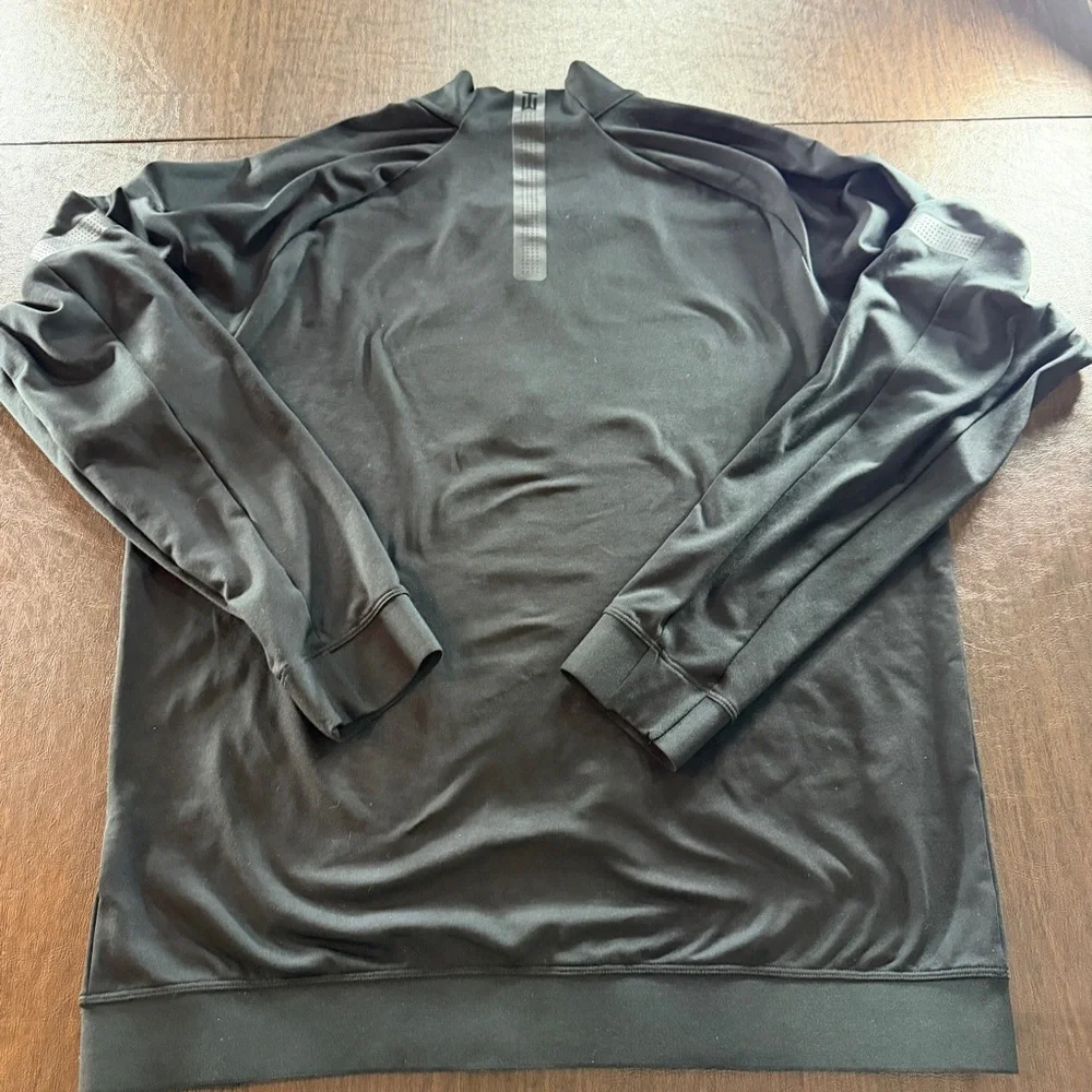 Tiger Woods Collection Nike Men's Black 1/4 Zip Collared Pullover Shirt Sz M